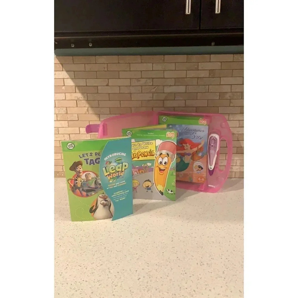 leap frog tag pen with books ‎   Fb